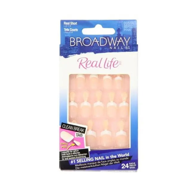 Broadway Τεχνητά Νύχια Real Life Nails Frenchpink