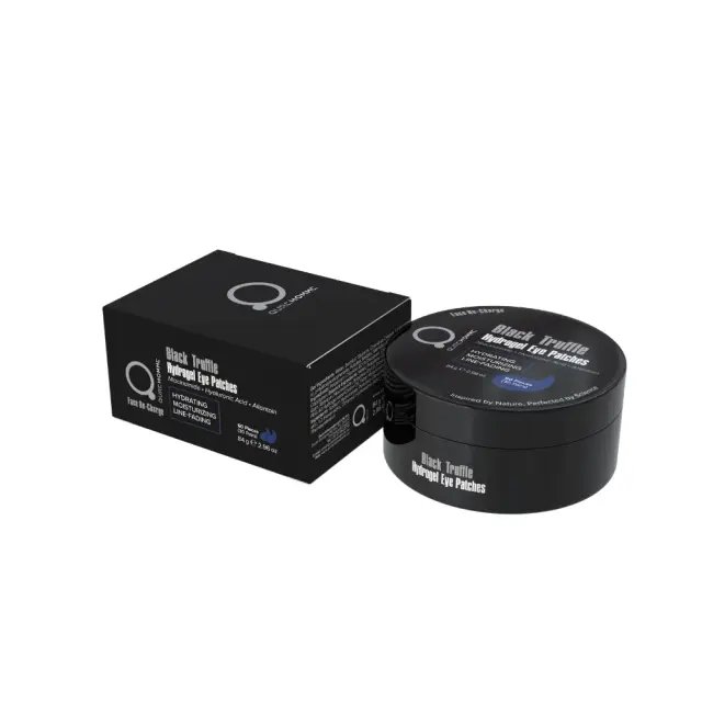 Black Truffle Eye Patches Hydrogel 84g 60pcs Face Re-Charge by Qure Homme - Επιθέματα αντιγήρανσης για τα μάτια και το πρόσωπο 2