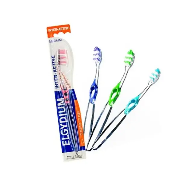 Elgydium Inter-Active Medium Μέτρια Οδοντόβουρτσα 1τμχ 2