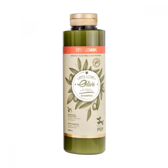 PQP Olive Organic Σαμπουάν Σκύλου Deep Cleaning 500ml Μονόχρωμο