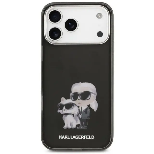 Karl Lagerfeld® Iml Aquarelle Karl Choupette Θήκη για iPhone 17 Pro Max/18 Pro Max-Black