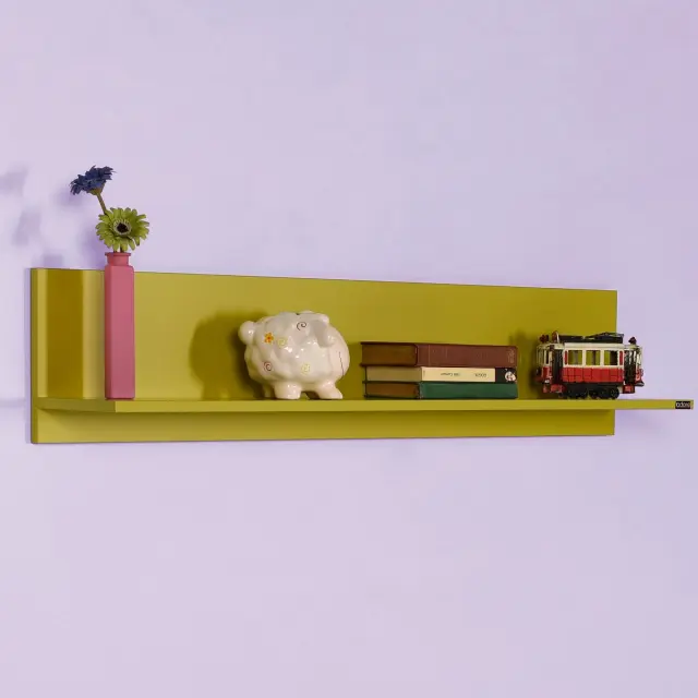 Ράφι Μοριοσανίδα Πράσινο 120x25x20cm 3