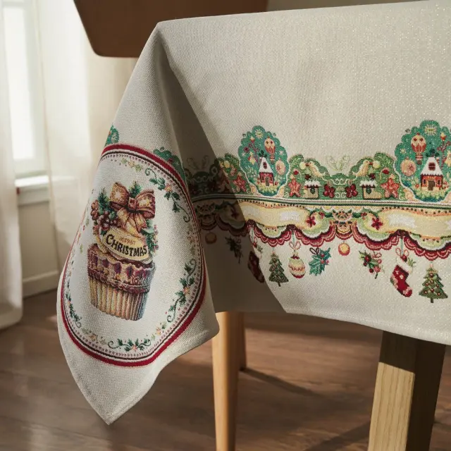 Χριστουγεννιάτικο Τραπεζομάντηλο Gofis Home Xmas 20-90-212 135x220 3