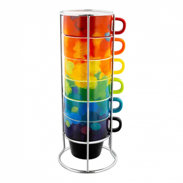 Pylones Σετ 6 Φλυτζάνια Καπουτσίνο (220ml): Café Cino des Artistes