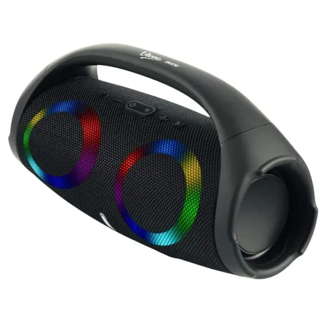 V-TONE BWS205 BK speaker Bluetooth wireless portable black battery-powered USB microSD AUX MP3 FM 2x5W