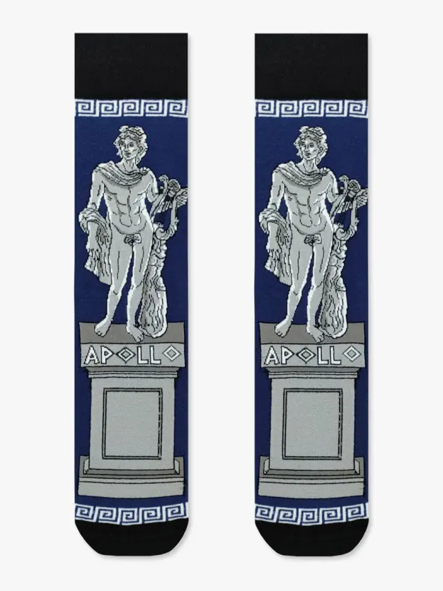 Κάλτσα Βαμβακερή με Σχέδια Apollo The Greek God NODO - 43-48