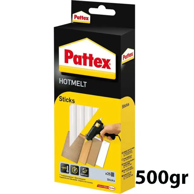 PATTEX HOT STICKS Θερμοσιλικόνη 500gr (02-020-013)