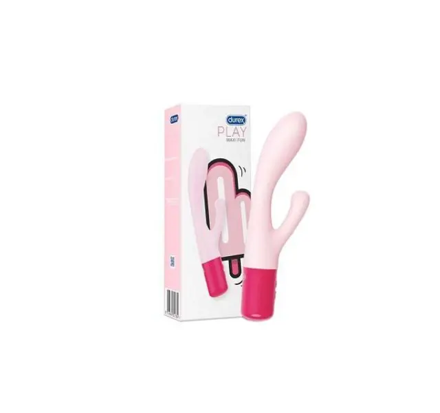 Durex Play Maxi Fun 20.2cm Δονητής Σιλικόνης με 2 Κεφαλές και 8 Διαφορετικές Δονήσεις, 1τμχ