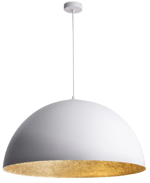SFERA καμπάνα κρεμαστό φωτιστικό άσπρο/χρυσό Ø 35 cm