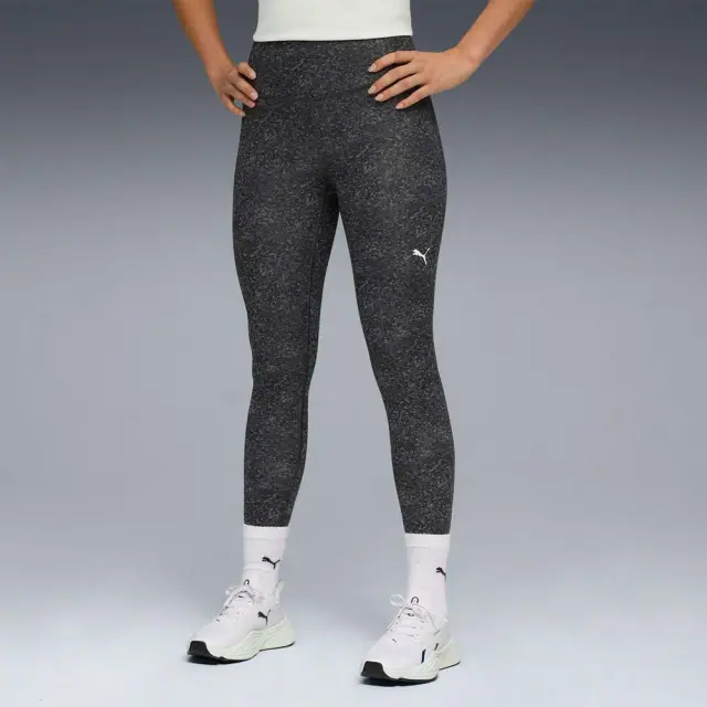 Puma Women's TAD Essential Pebble Allover Print 7/8 High Waist Tight Ανθρακί 528034-92 (Puma)