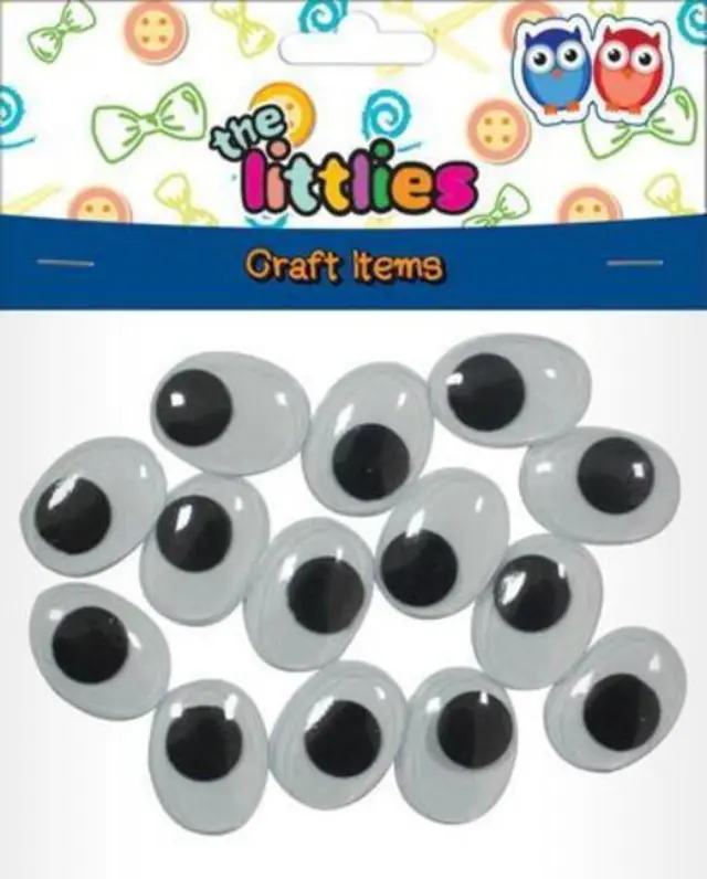 The Littlies Ματάκια Στρόγγυλα Κινούμενα 20x15mm (000646601)