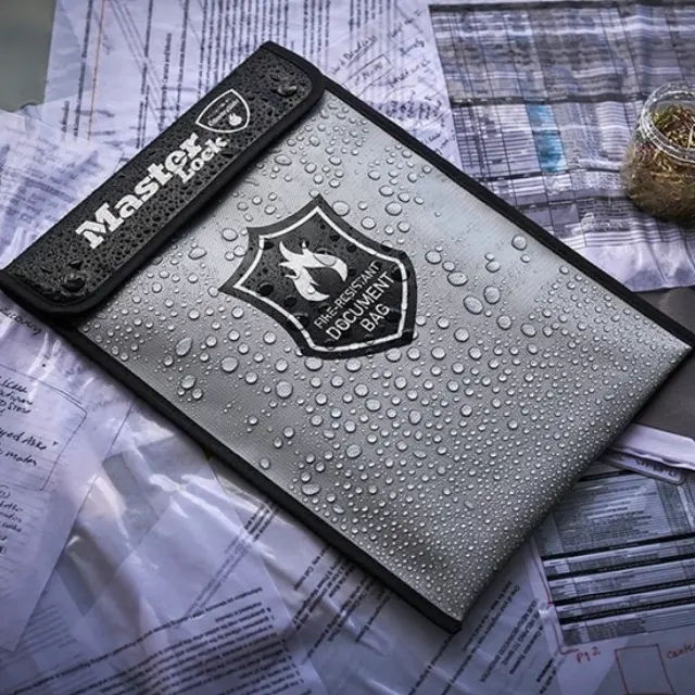 MASTERLOCK Πυράντοχη & Αδιάβροχη Τσάντα Εγγράφων 2