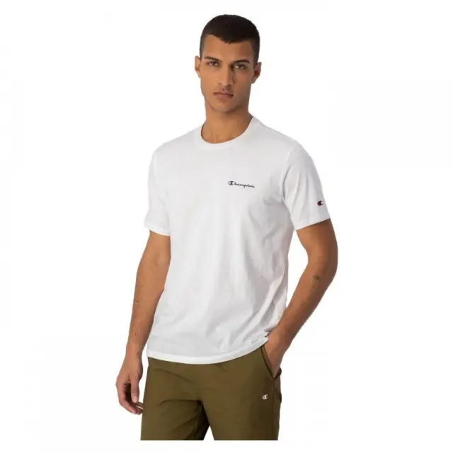 CHAMPION CREWNECK T-SHIRT ΜΠΛΟΥΖΑ ΑΝΔΡΙΚΗ WHITE 3