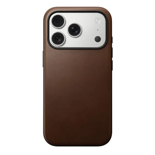 Nomad Modern Leather Case, brown - iPhone 17 Pro
