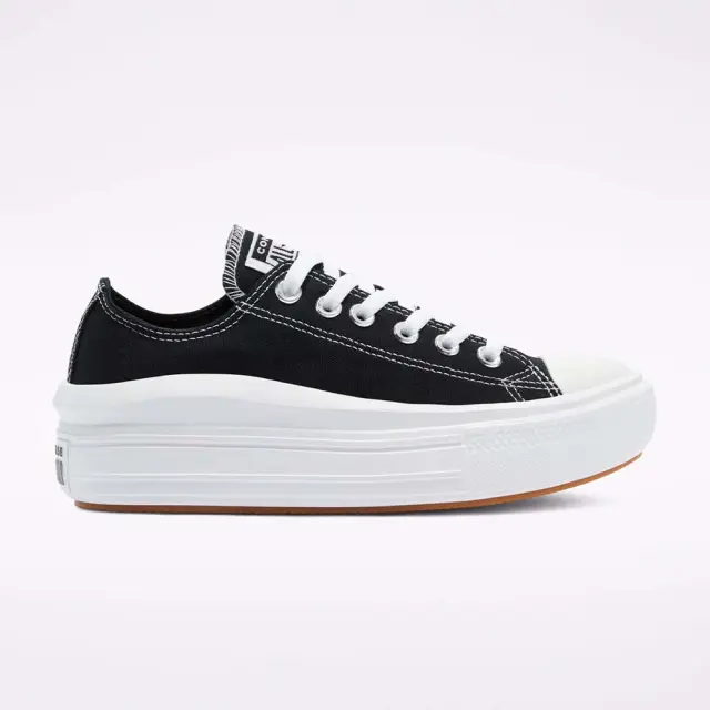 Converse Women's Chuck Taylor All Star Move OX Platflorm Μαύρο - Άσπρο 570256C (Converse)