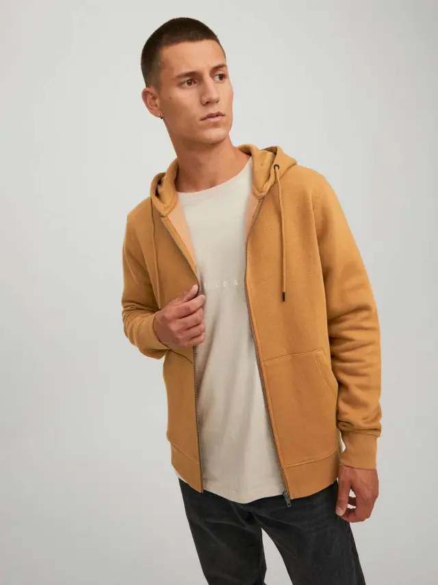 JJESTAR BASIC SWEAT ZIP HOOD NOOS Rubber 3