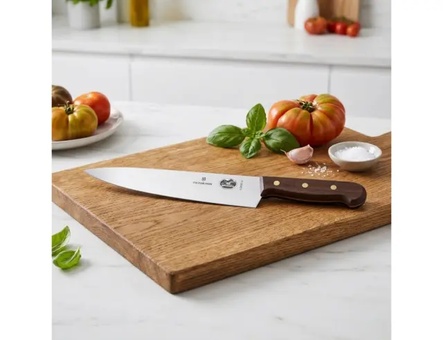 Μαχαίρι σεφ Victorinox με ξύλινη λαβή και μήκος λεπίδας 22cm - Σε συσκευασία δώρου5.2000.22G
