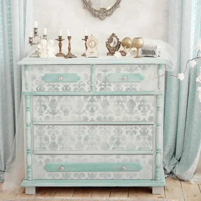 Σφραγίδα Re-design, Stamped Damask, 30,5x30,5cm 2