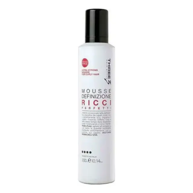 Faipa Three Ricci Perfetti Extra Strong Aφρός Μαλλιών Για Σγουρά Μαλλιά 300ml