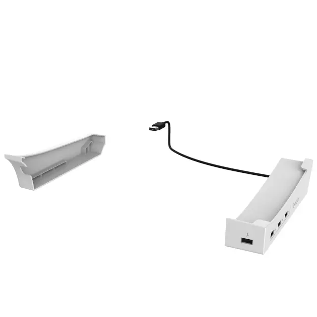 iPega P5S008 Horizontal Stand with USB HUB for PS5 Slim/PS5 Pro White (Damage Package) 2