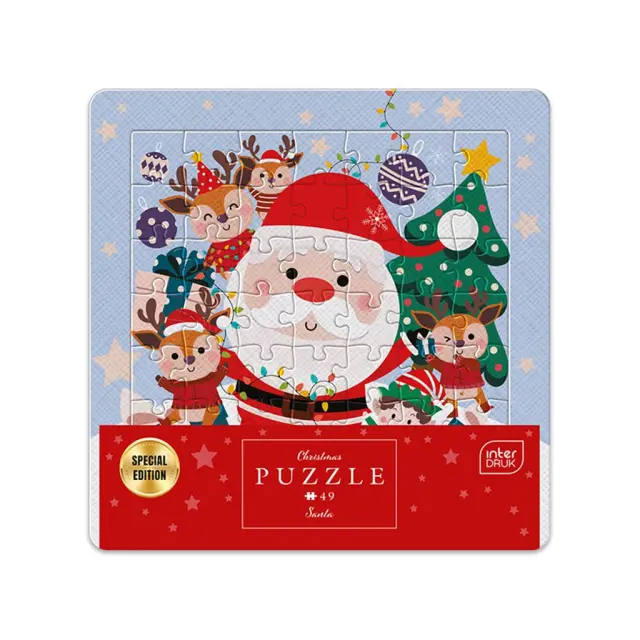 Παζλ Interdruk 49τεμ Xmas Frame Santa / 111376305 (INTERDRUK)