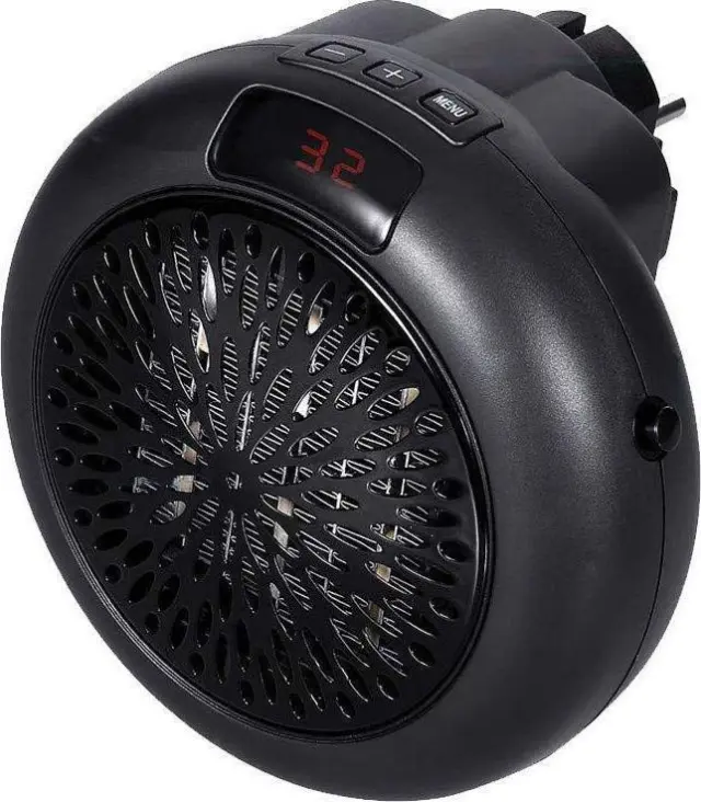 Wonder Heater Αερόθερμο Τοίχου 900W Black