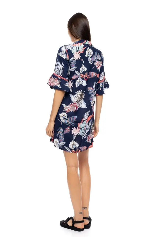 Beachwear Tropical B423 Type Pink Label 3