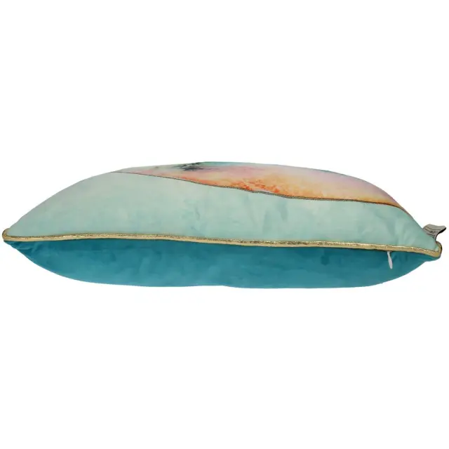Μαξιλάρι Ψάρι Μπλε Polyester 35x50cm Σετ 2Τμχ 3