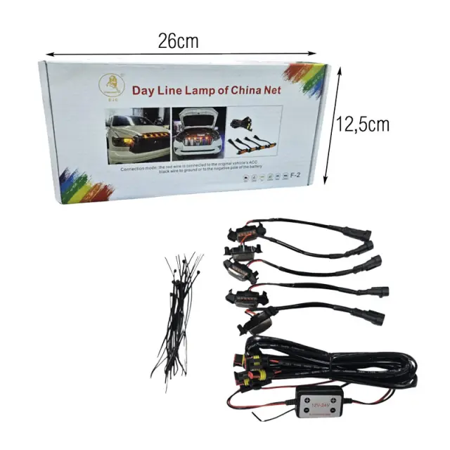 EJC Σετ Φώτα LED Ημέρας για Αυτοκίνητο 5τμχ - Car Daytime Running Lights LED Kit 5pcs 101558 2