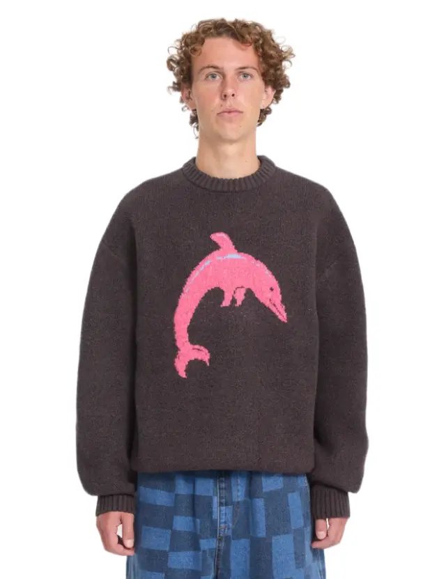 Volcom Ozzy Dolphin Sweater ανδρικό πουλόβερ με σχέδιο A0732608-1 - M