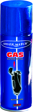 Silver Match Αέριο για Αναπτήρες 250ml