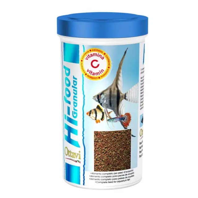Ottavi Hi-Food Granular Pellet Τροφή για Ψάρια σε Κόκκους 250ml/120gr