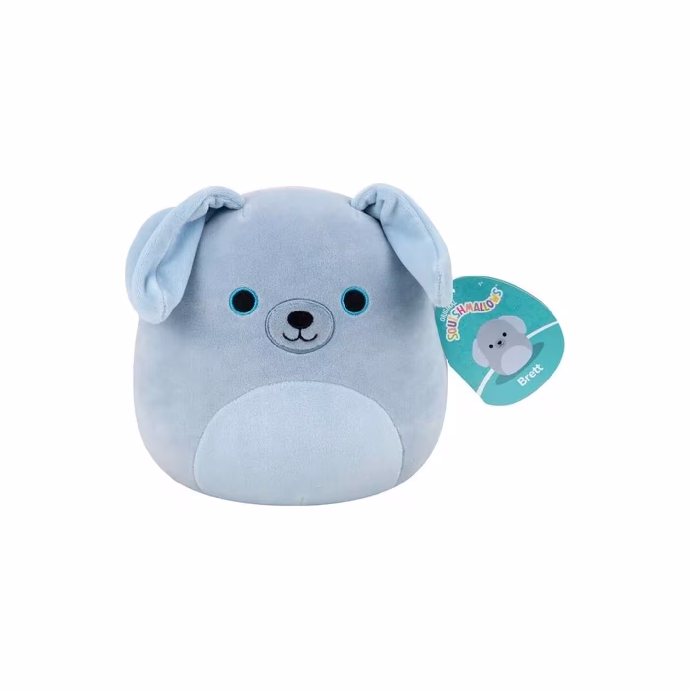 Λούτρινο Squishmallows 19Εκ - Brett The Grey Dog, Brett Ο Σκυλος, JWSQ4064-H