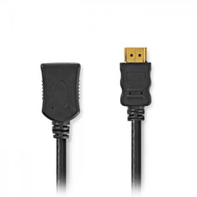 Καλώδιο προέκτασης High speed HDMI with Ethernet, HDMI αρσ. - HDMI θηλ., με επίχρυσες επαφές, 2.00m. 2