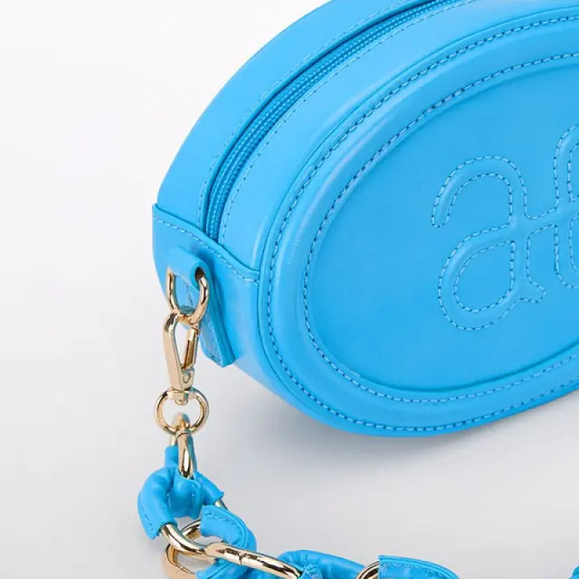 Mini 2 έως 10 ετών Τσάντα λογότυπο αλυσίδα τυρκουάζ - One Size 2
