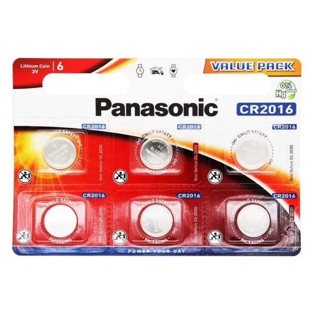 Panasonic CR2016 Mini Lithium battery (PAN17759) PANASONIC BATTERY