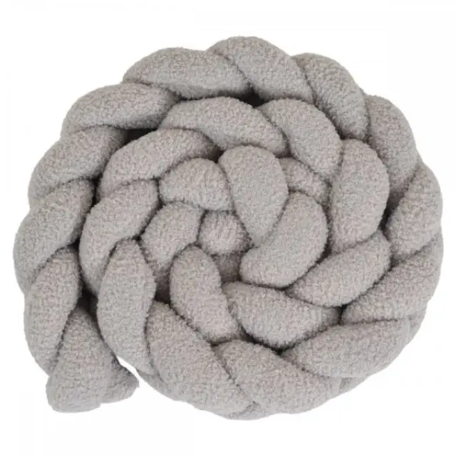 Cangaroo Πάντα Πλεξούδα 235*10*8cm Boucle Grey 3800146273712 2