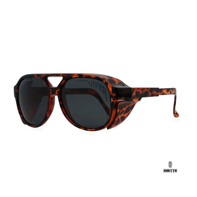 Ghetto Viper Pit G Sport Round Sunglasses Tortoiseshell/Black Color Frame
