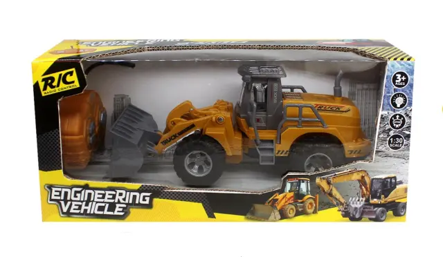 R/C Τηλεκατευθυνόμενη Μπουλντόζα με Φως (MKM315355) Κίτρινο