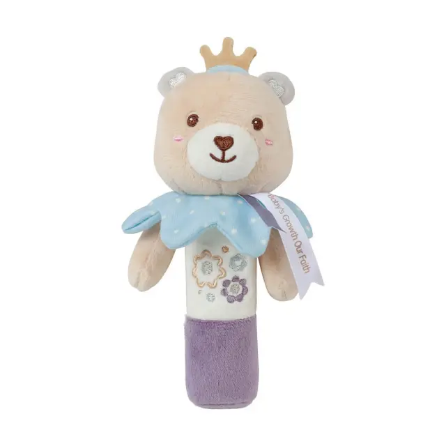 Μαλακή Κουδουνίστρα Bebe Stars Teddy Flower Rattle 60-104