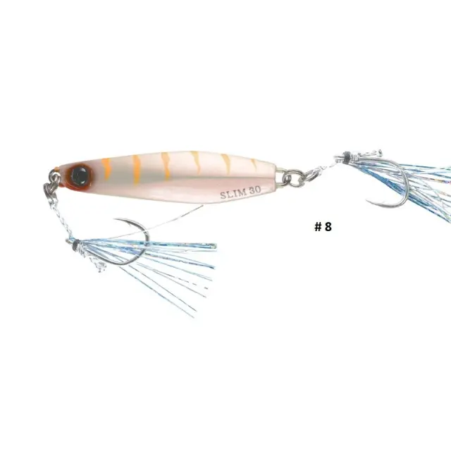 ΠΛΑΝΟΣ Hayabusa Jack Eye Shot Slow Slim EX-976 30gr 8. UV Shrinp Glow