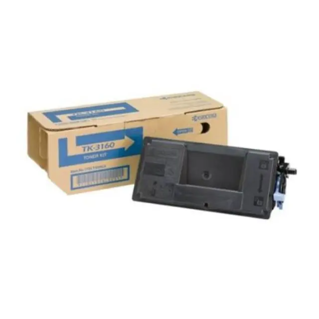 Kyocera TK-3160 Γνήσιο Toner Laser Εκτυπωτή Μαύρο 12500 Σελίδων 1T02T90NL1 1T02T90NL0 1T02T90NLC