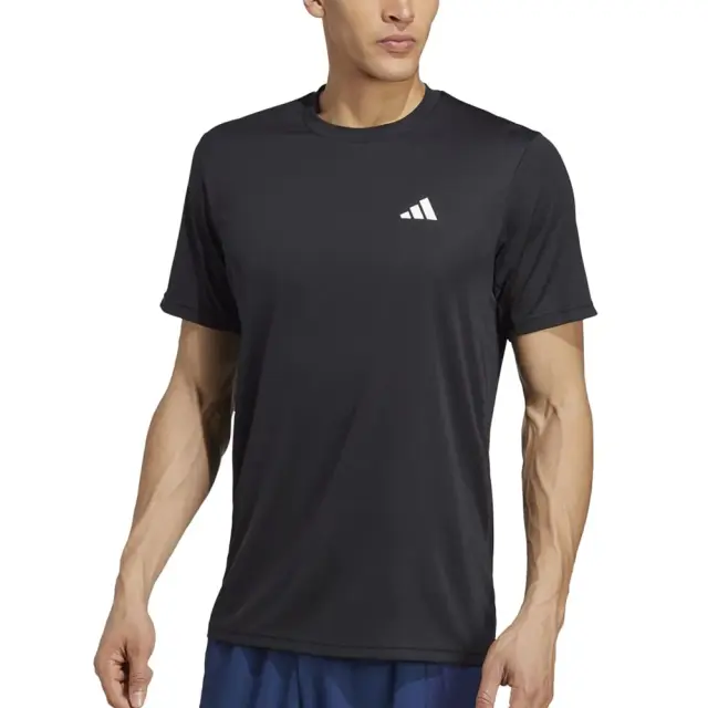 adidas Essentials Training Men's T-Shirt (IC7428-Black) - Μαύρο - M