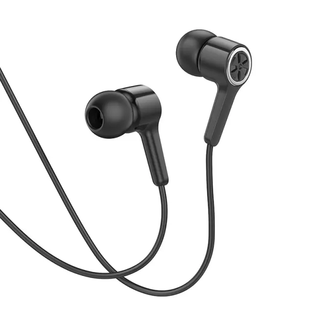 Hands Free Hoco M104 Gamble Universal Earphones Hi-Fi Stereo 3.5mm Μαύρο 1.2m 3