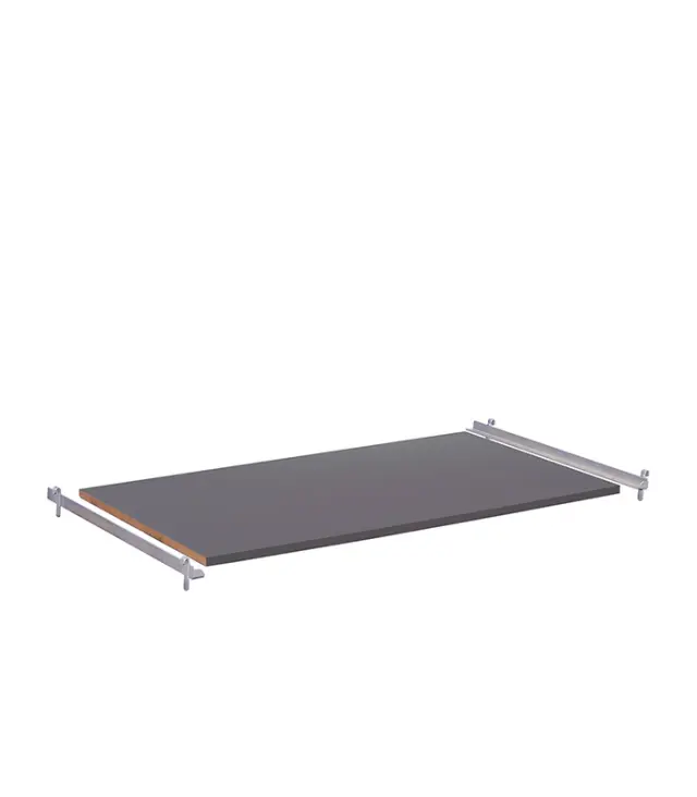 Variofit zsw-700.413/G Ξύλινo Ράφι για Τρόλεϊ/Καρότσια για Φορτίο Βάρους ως 80kg