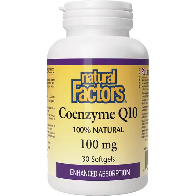 Coenzyme Q10 100mg, 30 μαλακές κάψουλες