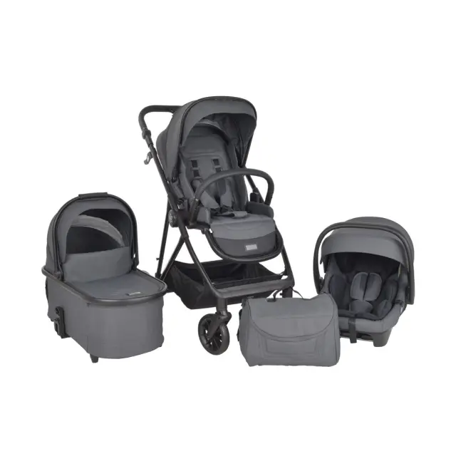 Πολυκαρότσι Bebe Stars Dione 3 in 1 Titanium Grey 334-186