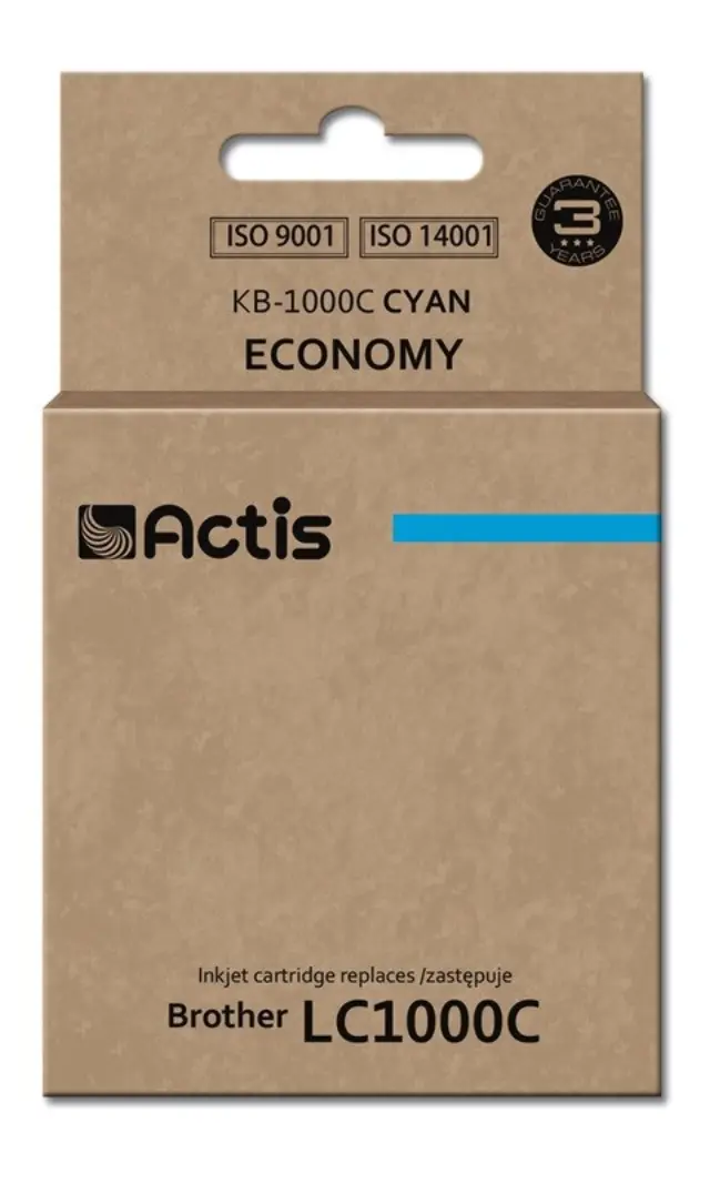 Actis KB-1000C Ink (Replacement for Brother LC1000C -LC970C Standard 36 ml cyan)