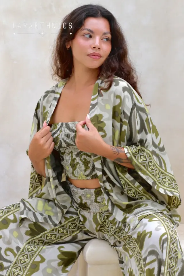 LARA ETHNICS “KAYLA” KIMONO (KAYLA-AZTEQUE-FICELLE) 3