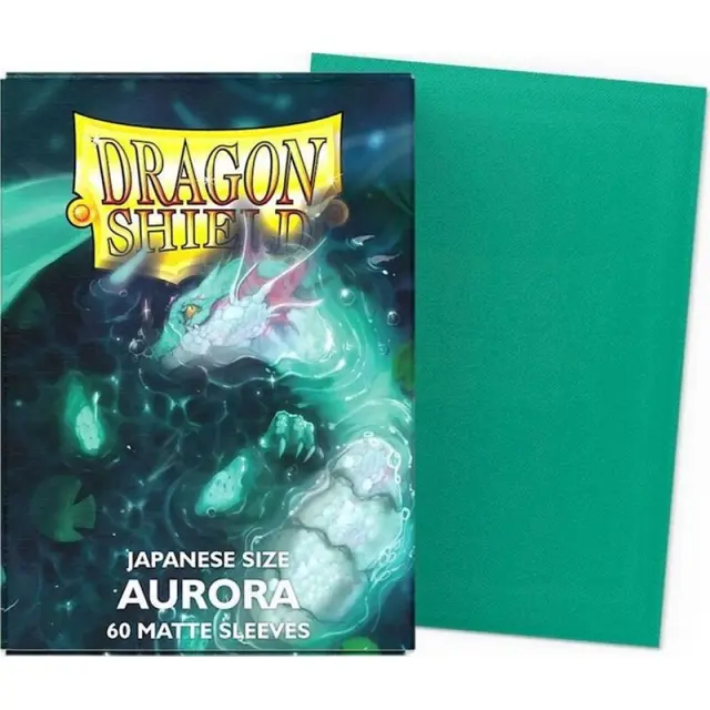 Dragon Shield Sleeves - Matte Japanese size - Aurora (60 Sleeves) 2